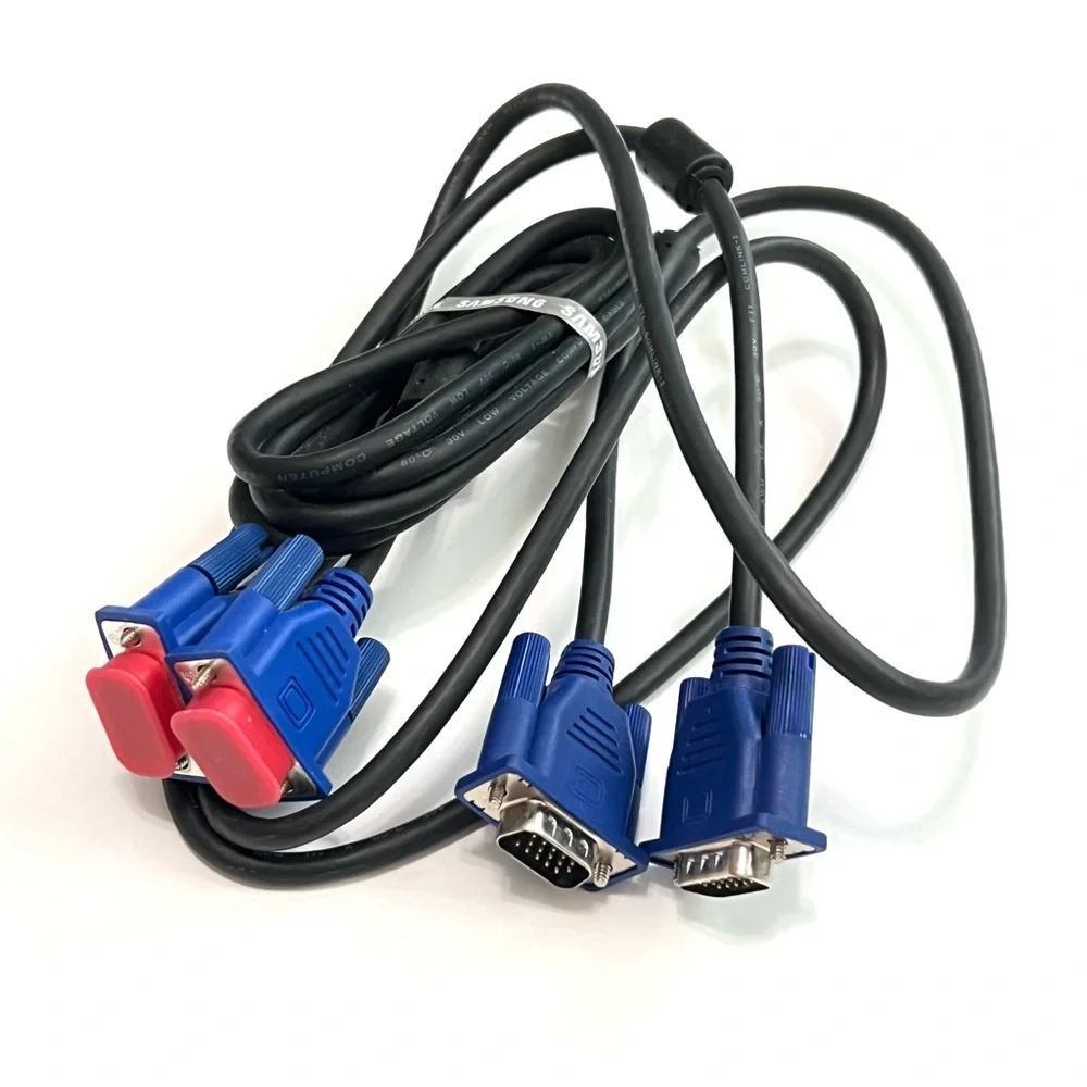 VGA Cords Male to Male Bundle of Two